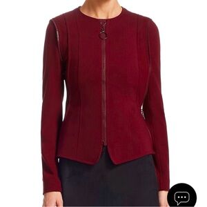 Akris Punto Red Jersey Blazer & Tank Set